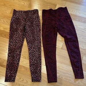 Leopard and Snake Print yoga pants